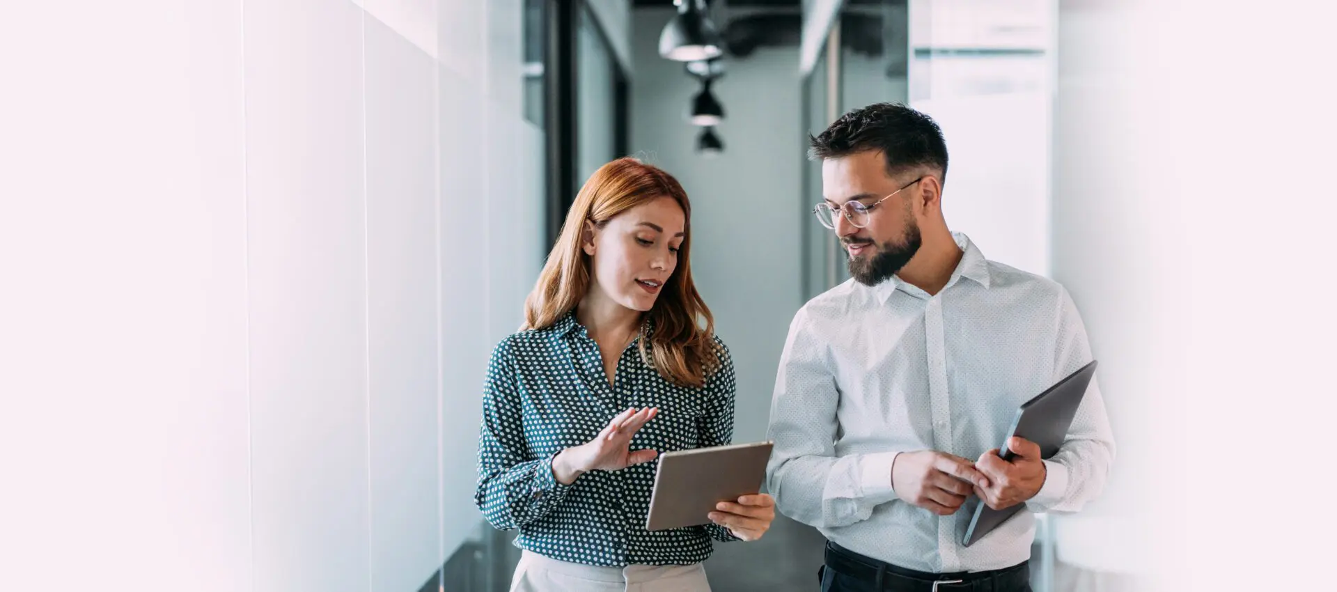 Image of ladies with paperwork